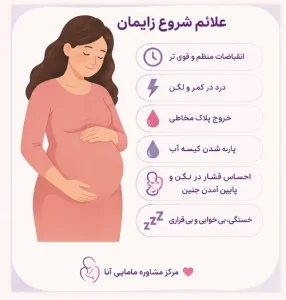 علائم شروع زایمان